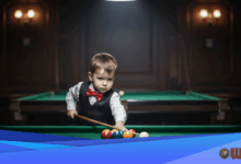 Jude, 2, Steals The Show In Snooker Debut